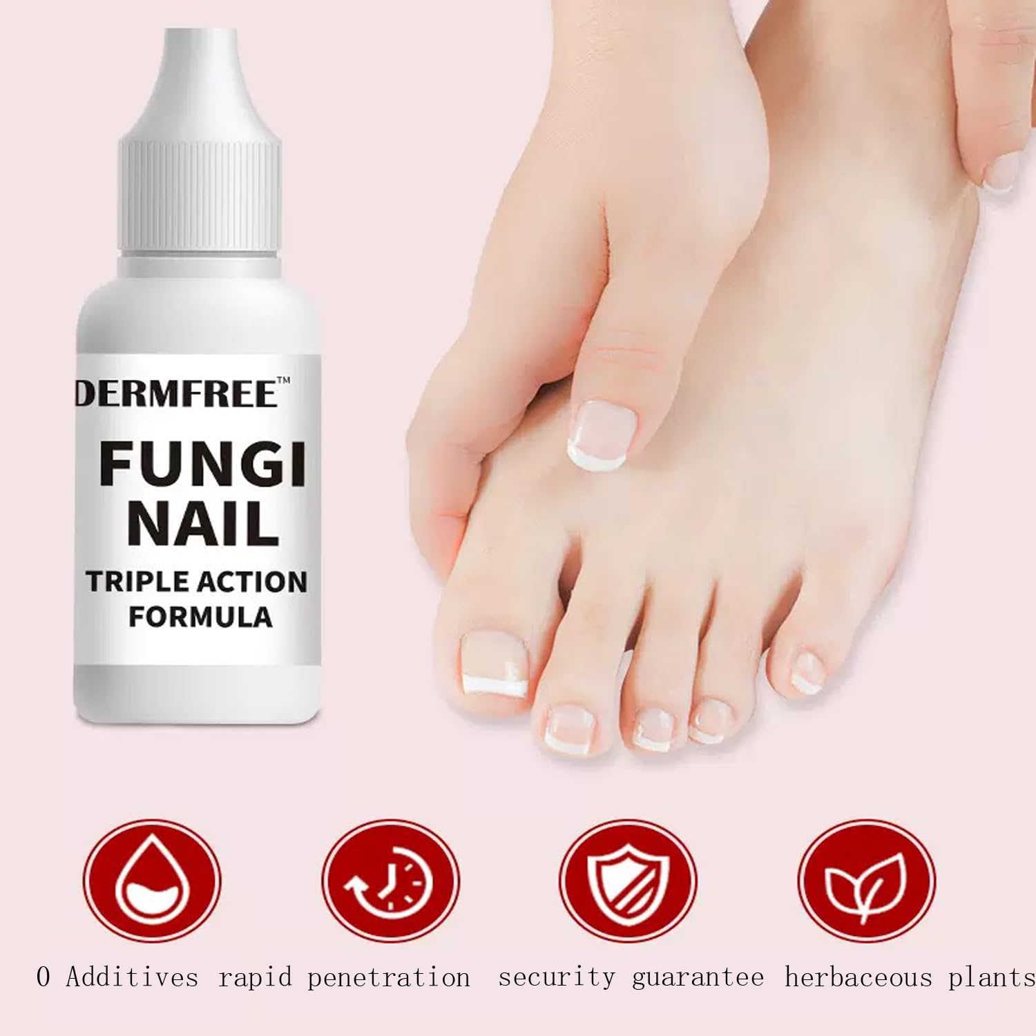 Trattamento per Funghi delle Unghie dei Piedi Extra Forte, Soluzione Antifungina per Unghie dei Piedi o delle Mani, Formula a Tripla Azione per Rimuovere i Funghi, Riparare e Rinnovare le Unghie