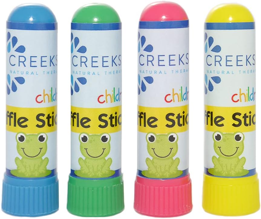 Creekside Naturals Sniffle Sticks, On-The-Go Portable Nasal Inhalers, Pediatr...