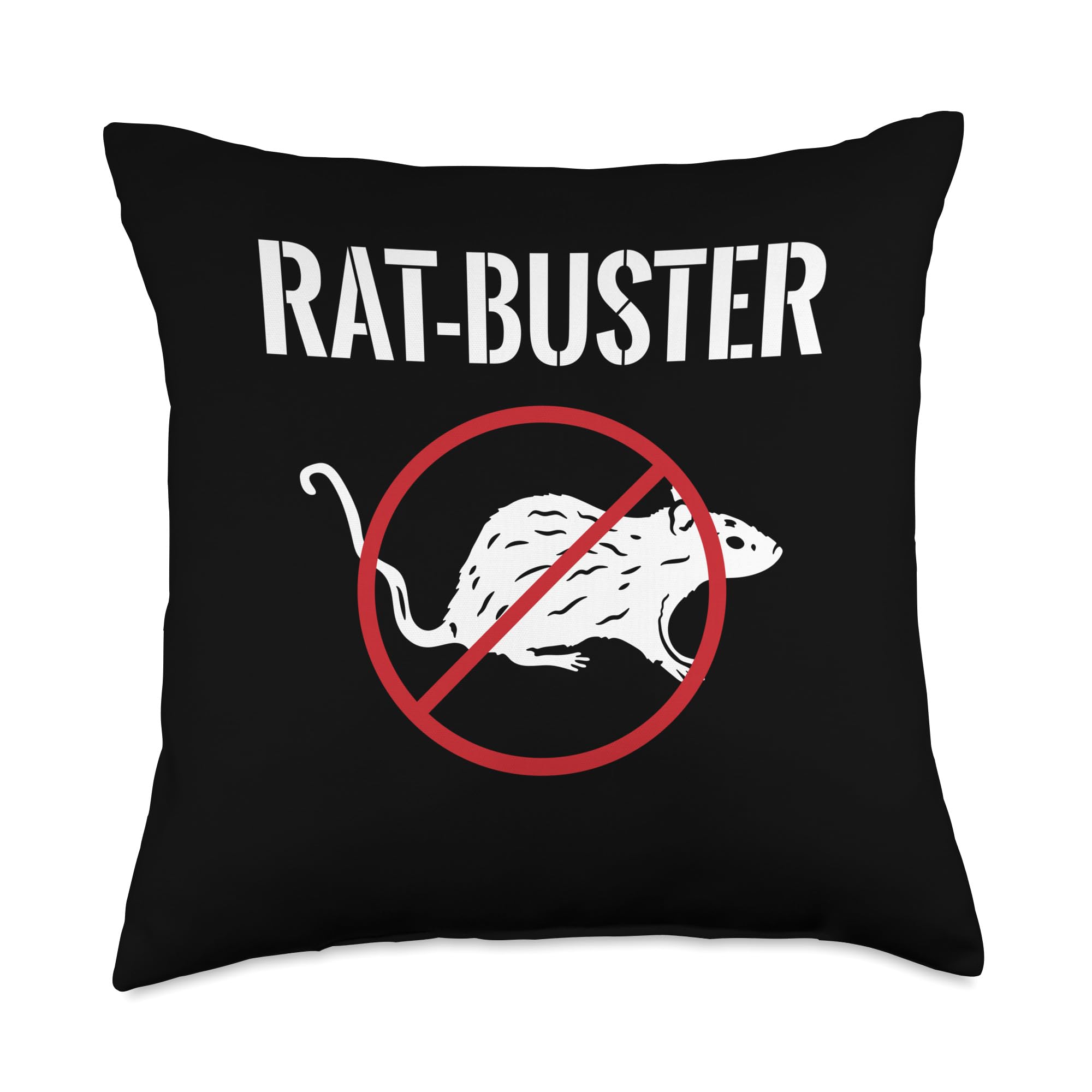 Rat-Buster Pest Repeller Throw Pillow