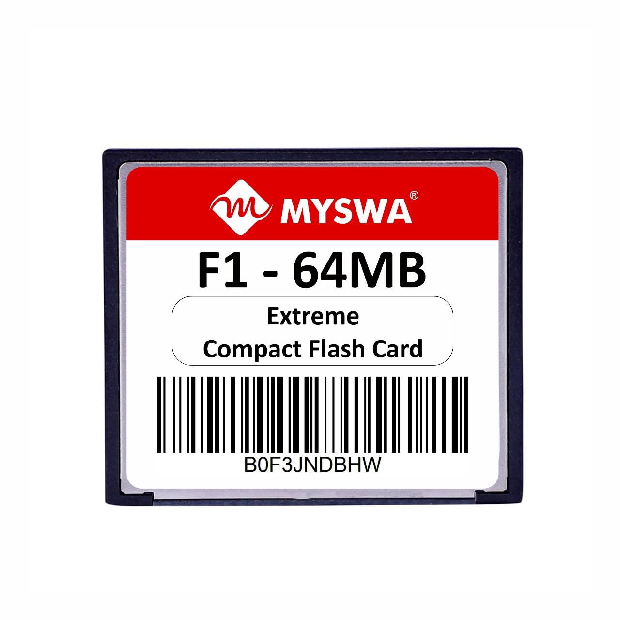 F1-CF64MB F1 Extreme Compact Flash 64 MB MLC CF Type 1 Memory Card for CNC Machine, Railways Locomotives, Airplane Cockpits, Camera, Desktop etc