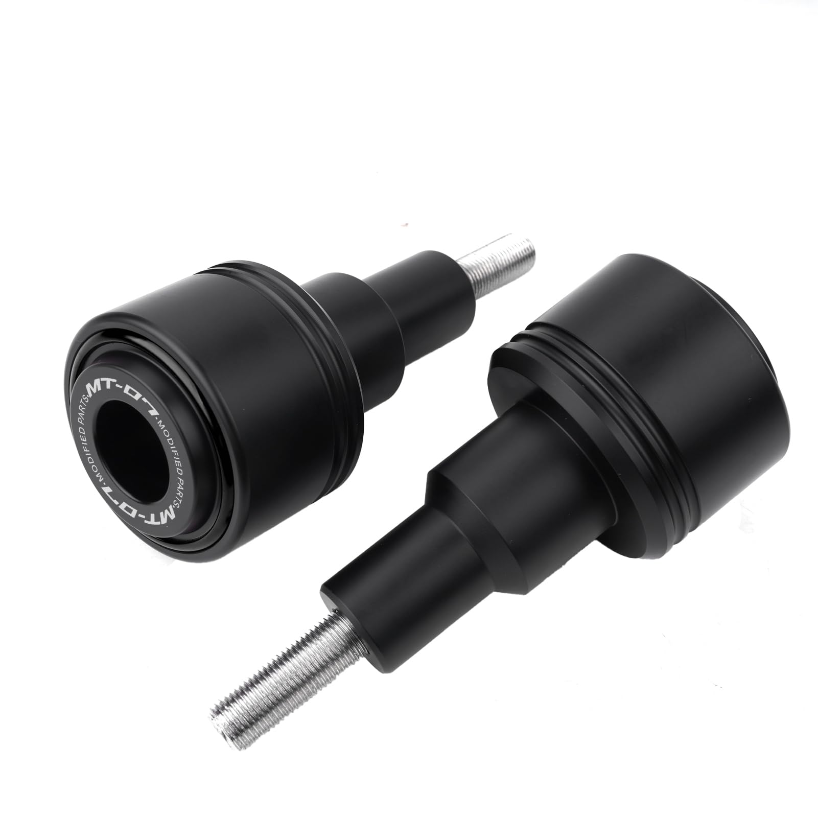 Für Yamaha MT-07 MT07 MT 07 Motorrad Rahmen Slider Crash-Schutz Sturzschutz Zubehör (Schwarz)