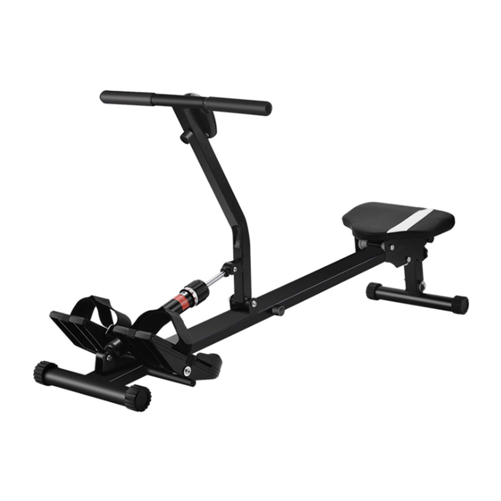 sunyu Máquina de Remo Interior con 12 Resistencia Ajustable, con Datos de Ejercicios, silenciosa y Plegable, se Utiliza para Ejercicios de Fitness