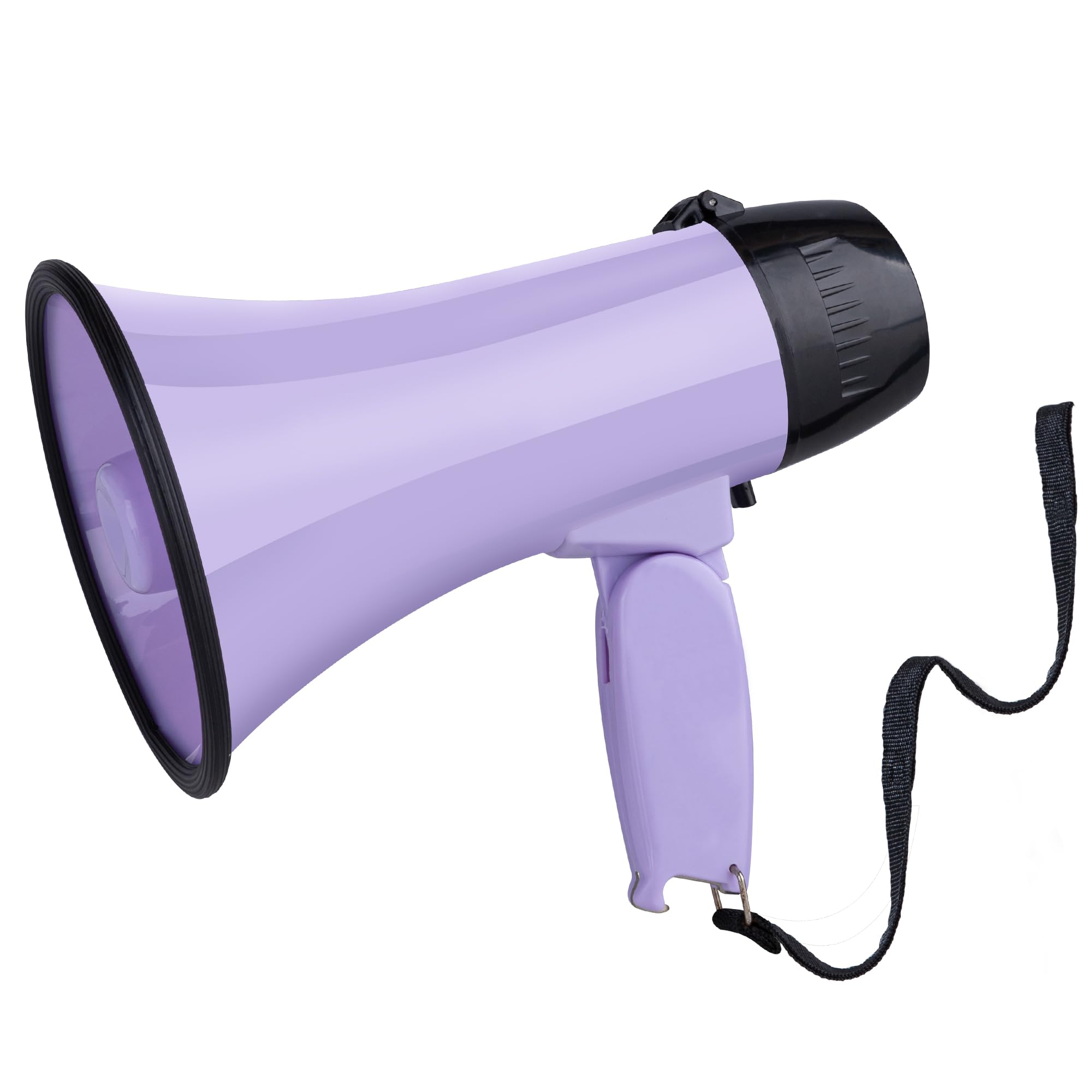 MyMealivos Portable Megaphone Megaphone Power 20 W, Megaphone Speaker with Voice Modes and Siren/Alarm with Volume Control and Strap