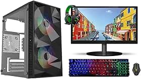 PC GAMER INTEL I5 3470-16GB DDR3 - SSD 240GB - MONITOR 19'' - KIT GAMER: TECLADO, MOUSE E HEADSET