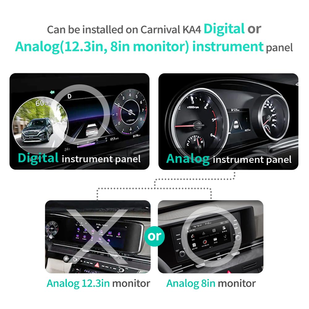 FICS phone holder compatible with KIA Carnival 2022. Carnival 2022 Accessories, Carnival 2022 phone Mount, Carnival 2022 customized phone holder