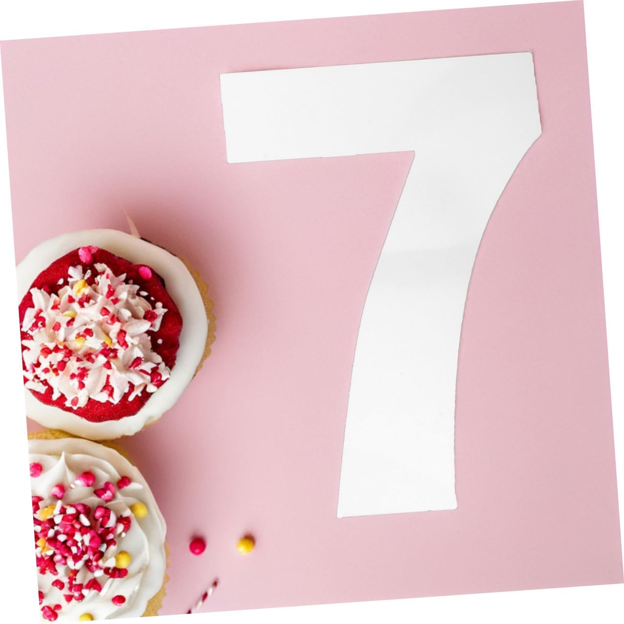 Alipis Number Cake Molds Set of 2 10-inch DIY Baking Fondant Stencils for Birthday Cakes with Numbers 0-8 for Home Baking