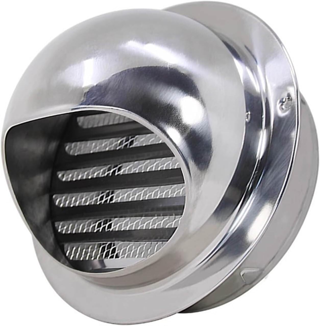 JvFbjLF Exhaust Grille For Exterior Wall Household 304 Stainless Steel Vent Wall-mounted Windproof Cover(120mm)