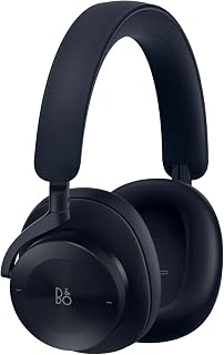 Bang & Olufsen Beoplay H95 Premium Comfortable Wireless Active Noise Cancelling (ANC) Over-Ear Headphones with Protective Carrying Case, Navy (Renewed Premium)