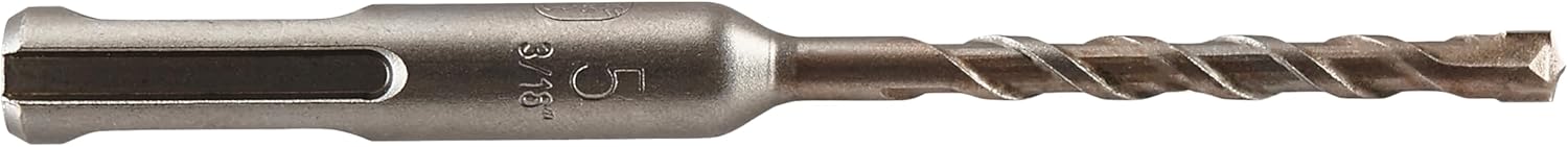 wolfcraft “Professional 4-Cut” Concrete Drill Bit, Tungsten Carbide Tipped, SDS-Plus, Ø 5 mm I 7416000 I for Drilling into Reinforced Concrete