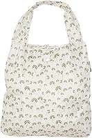 Vista 22 de ECO CHIC Bolsas plegables reutilizables para comestibles, bolsa de compras ligera, reciclada y reutilizable, bolsa plegable impermeable