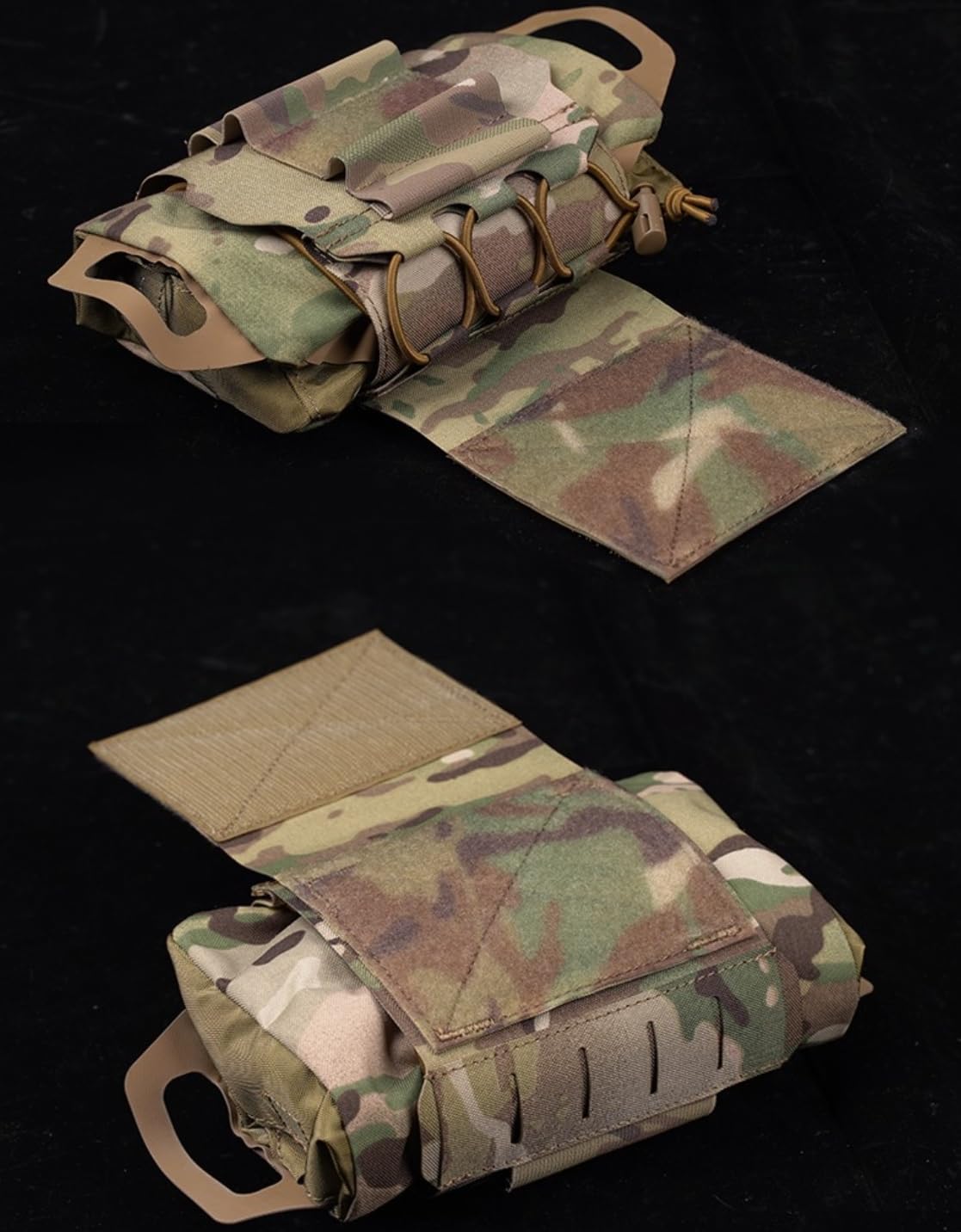 Peminkoo Pochette Militaire Tactique à déploiement Rapide Kits médicaux lFAK adaptés au Gilet de Chasse Airsoft Sac de Survie d'urgence équipement de Camping en Plein air