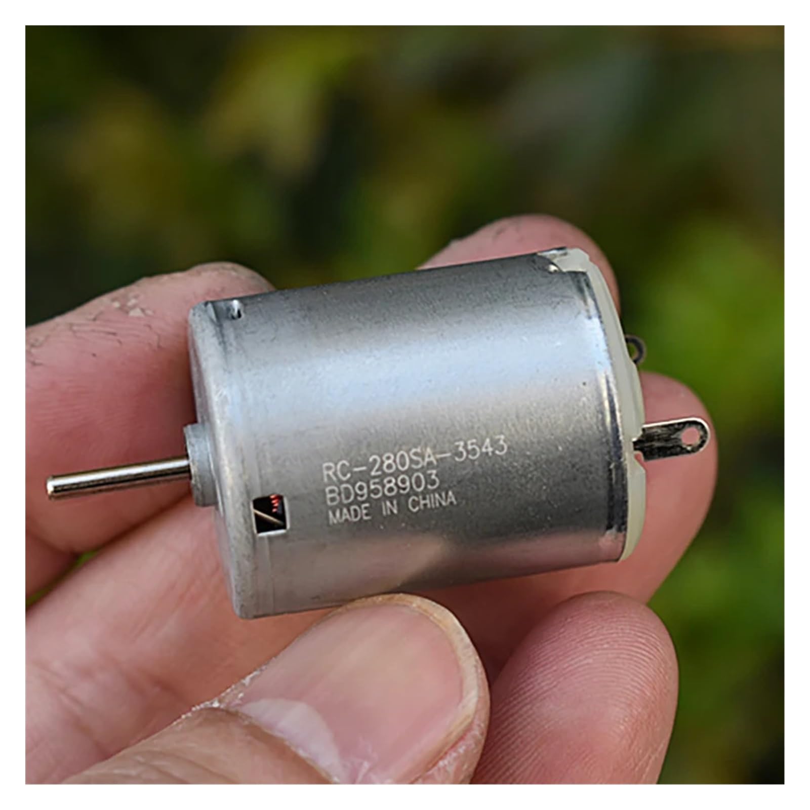 HJNAOKGWHQ 280SA-3543 24mm Carbon Brush electronic starter DC 3V 3.7V 4.5V 15800RPM High Speed Magnetic Large Torque 2mm Shaft