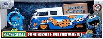 Amazon | JADA TOYS 1/24 セサミストリート ミニカー バス クッキー