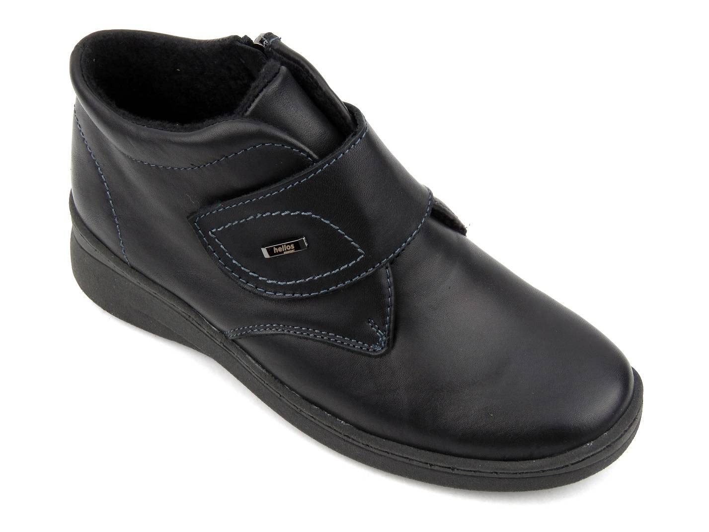 Komfortowe buty damskie Helios z rzepem dla seniorów