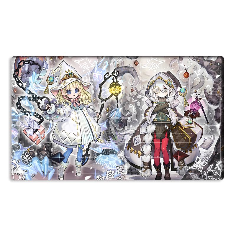 New Mlikemat Playmat Risette Asteria of The White Woods TCG CCG OCG Trading Card Game Mat Table Pad with Zones + Bag (YG001-120-A) โ image 1