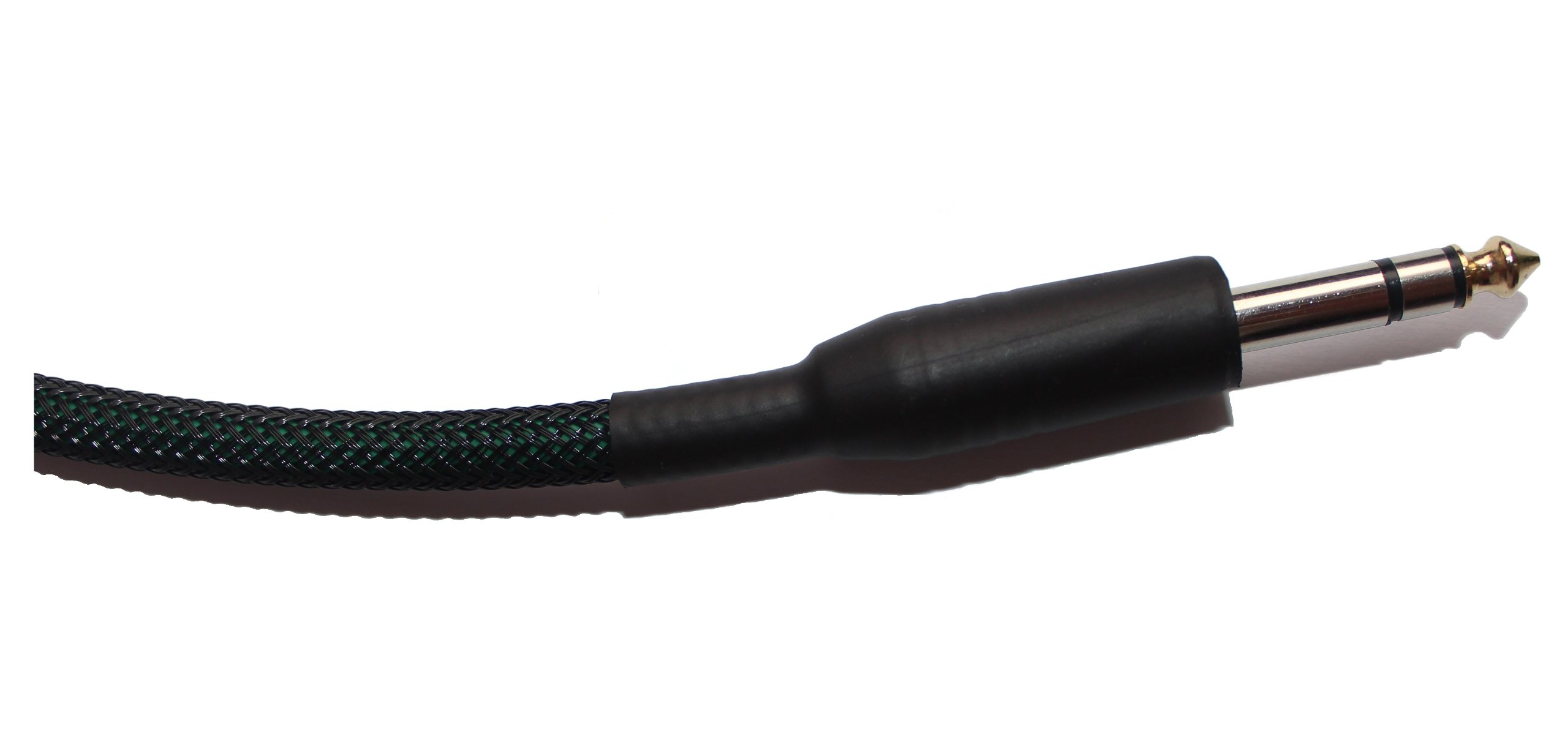 M@ximumIT 6,3mm Klinke Profi Stereo Kopfhörerverlängerung/Doppel-Koax Aufbau/Massive Vollmetallstecker/PE Geflecht / 3,0m