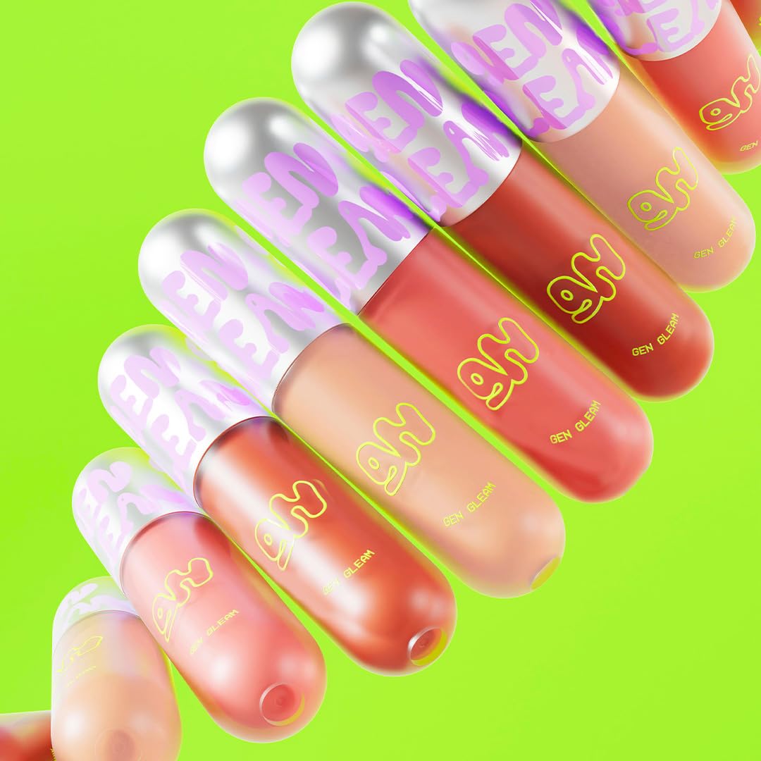Glow Hub Gen Gleam Collagen Up Lip Gloss with Peptides and Vitamin E - Thirsty 3ml, 3 ml (Pack of 1) - Image 4