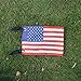 Motain Easy Installation Golf Cart Flag Holder,2 Pack Elastic Strap Bracket with 6 * 9'' American Flag,Golf Cart Accessories