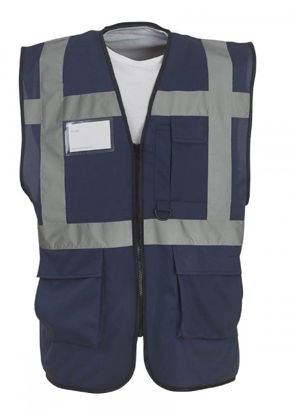 Expert Workwear Coloured Hi Vis Executive Vest High Viz Vests Zip with Pockets - 27 Colours — view 17
