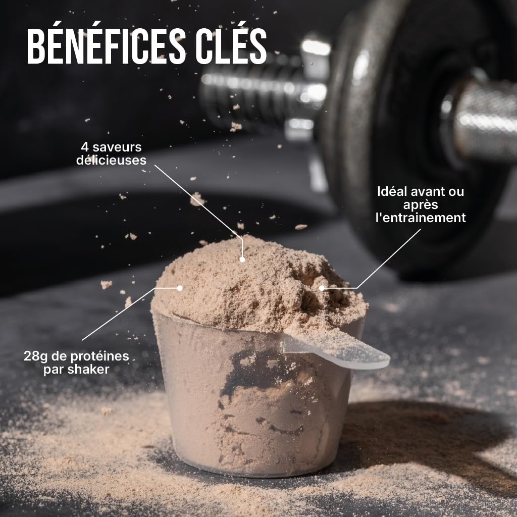 Whey Protéine - Protéines en poudre - Prise de masse musculaire - Goût Caramel - 1kg - YAM Nutrition