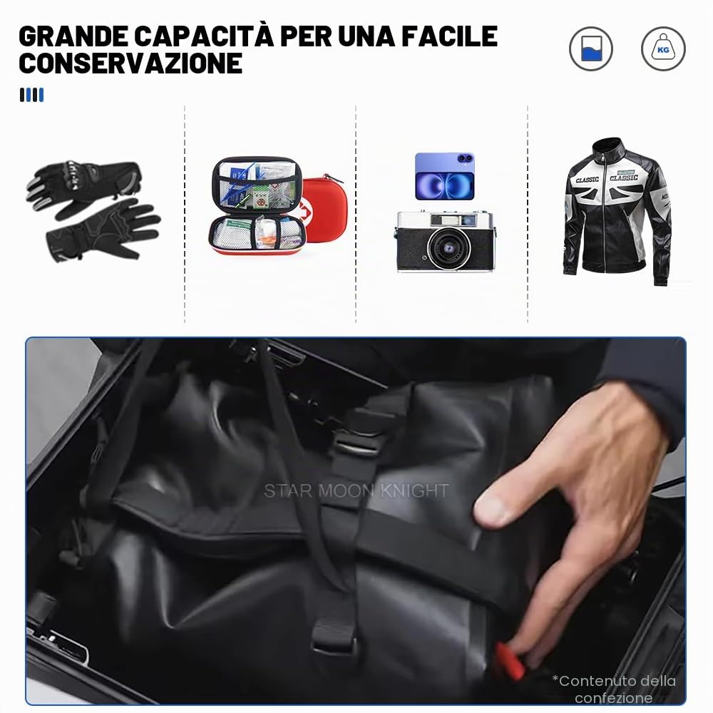 R 1300GSA PVC Borse esterne per bagagli per BMW R 1300 GS Adventure Borsa interna impermeabile Borsa per attrezzi da viaggio 37L 2025 2026 (Custodia laterale)