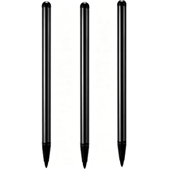 3pcs Black Stylus Pens for Touch Screens High Precision Stylus Pen for All Universal Universal iPad Pen with Fine Tip for iPad Mobile Phone/iPad/Samsung/Android/Tablet and Other Touch Screens