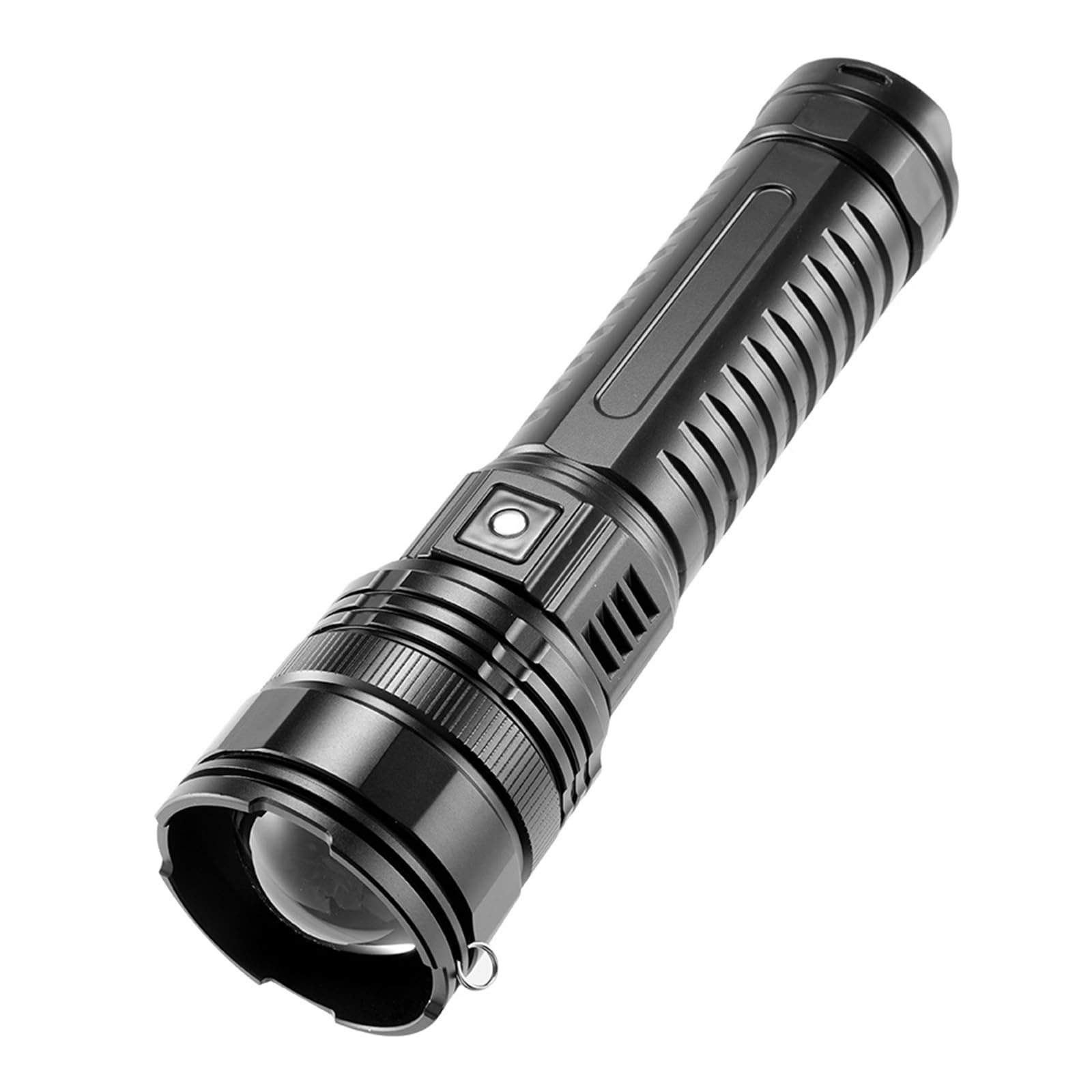 TYYMSMK Flashlight, Rechargeable Outdoor Ultra Bright, Remote Portable, with 5 Modes, Outdoor Focusing and Zooming, Suitable for Home and Camping