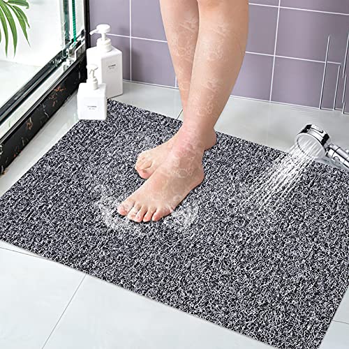 Leotruny PVC Loofah Bathtub Mats Non Slip Shower Mat for Bathroom Wet Area Quick Drying (24''x16'', C04-Mix Color) Leotruny PVC Loofah Bathtub Mats Non Slip Shower Mat for Bathroom Wet Area Quick Drying (24''x16'', C04-Mix Color)