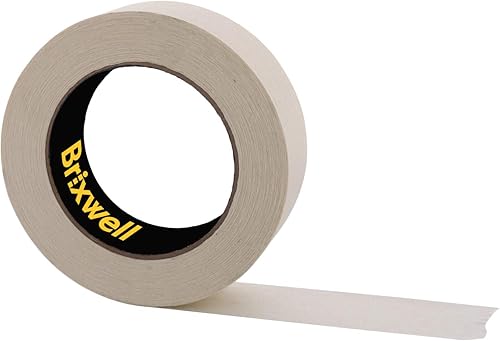 Miniatura 10 de Brixwell 12 rollos de cinta adhesiva de uso general de grado profesional de 34 pulgadas x 60 yardas, fabricada en los Estados Unidos