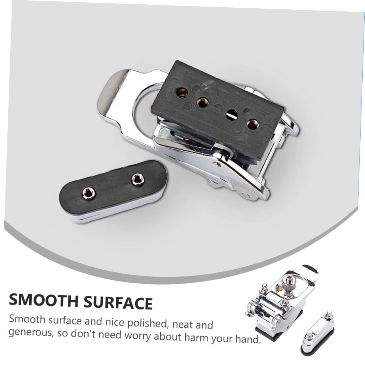 BESPORTBLE Regolatore Accessorio Superficie e per in Rullante Metallo Argento Liscia Struttura Robusta per Manutenzione Batteria Strumento Musicale