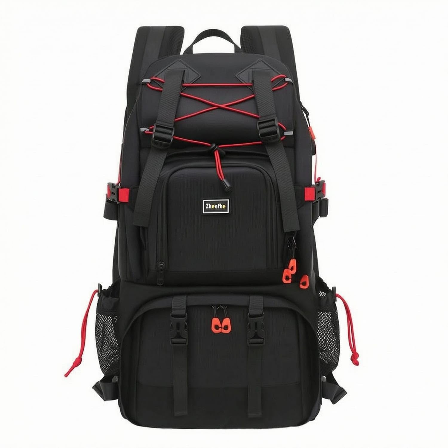 Structured Camera Gear Backpack Padded Photography Backpack Divider Sections Outdoor Camera Bag Buckles and Straps for Photographers, Upgraded-picture-36
