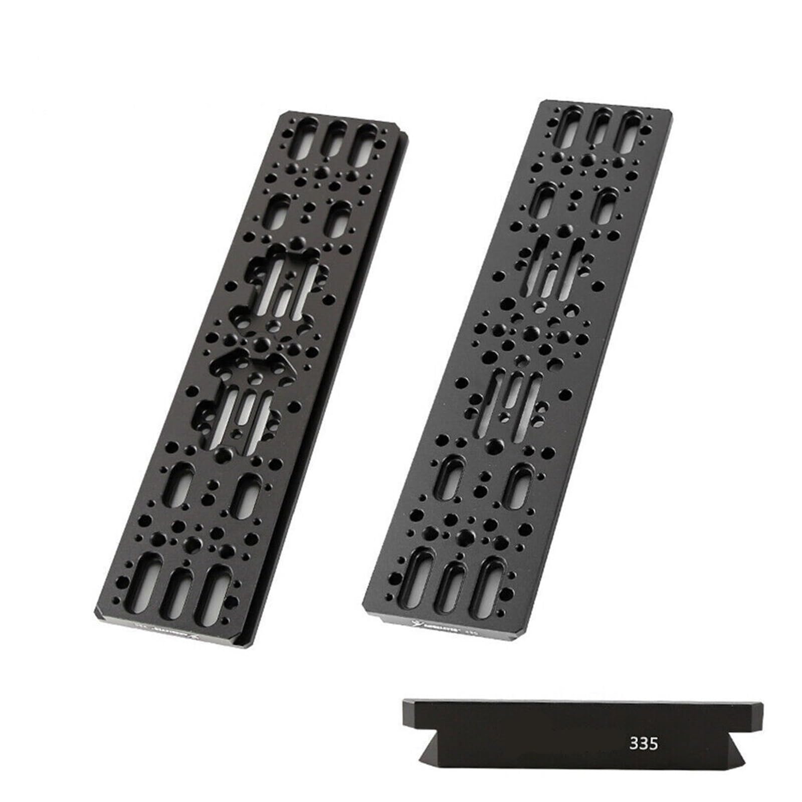 Telescope Accessories, Placa de Montaje de Cola de Milano Losmandy de 220/335/440/445 mm for telescopio Guía ecuatorial Rail Way,for Parts(335-Black)