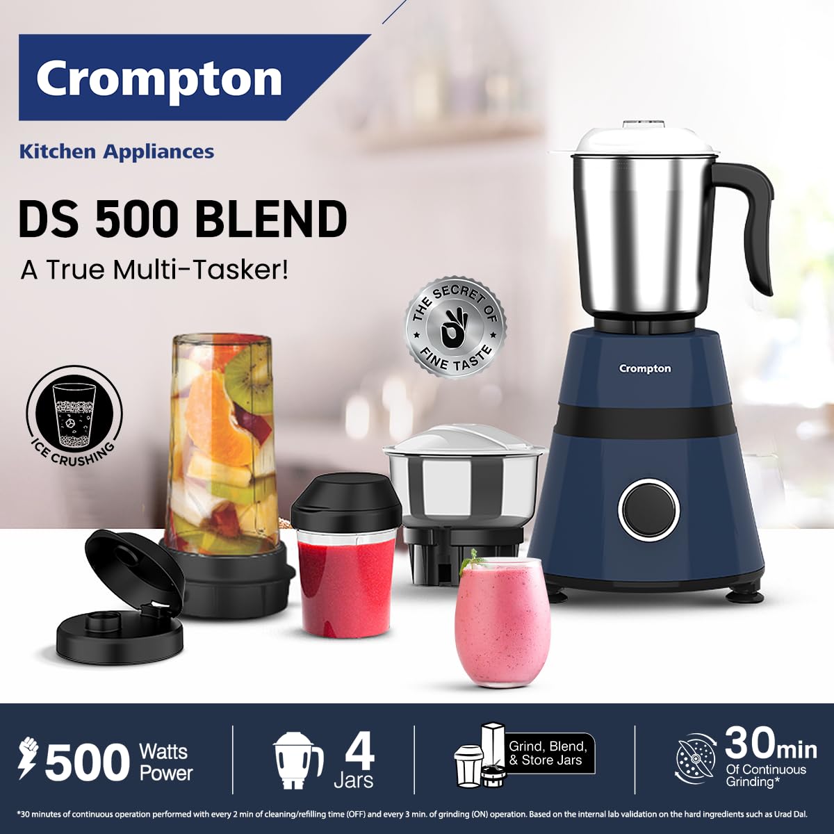 Crompton DS 500 Blend Mixer Grinder - 500W -2 Crompton DS 500 Blend Mixer Grinder - 500W -2