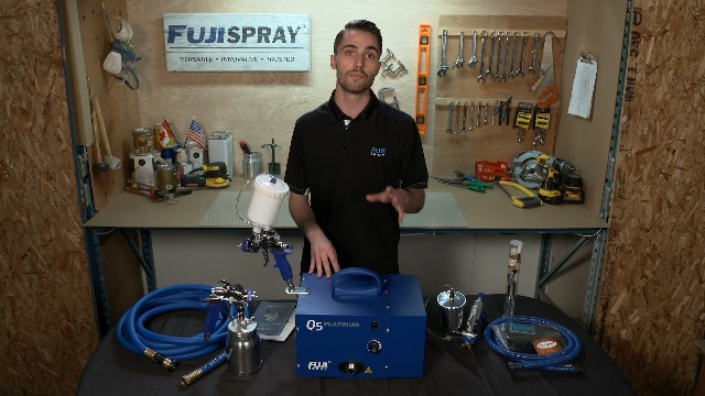Fuji Spray 3005-T70 Q5 Platinum - T70 Quiet HVLP Spray System