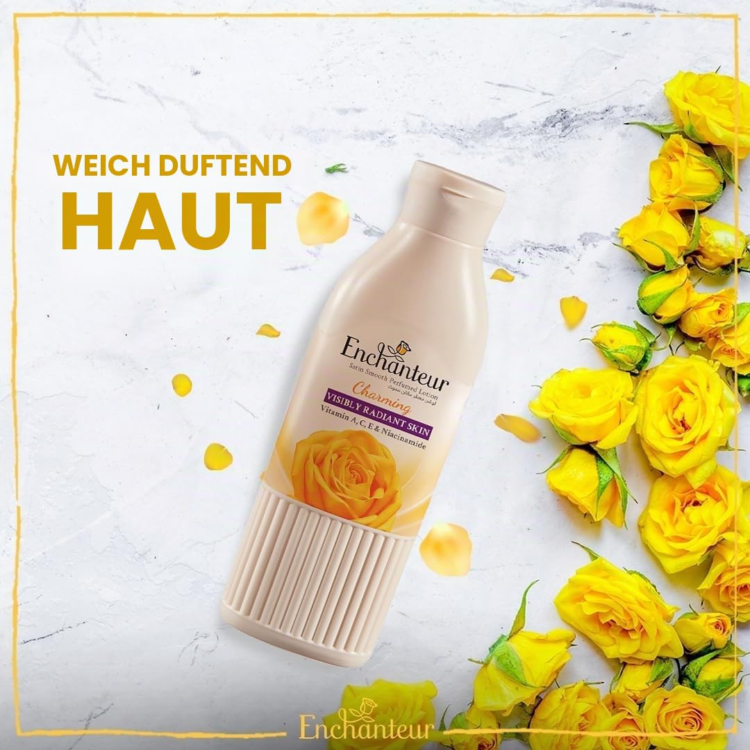 Enchanteur Perfumed Body Lotion With Alo Vera & Olive Butter Charming 500 ML