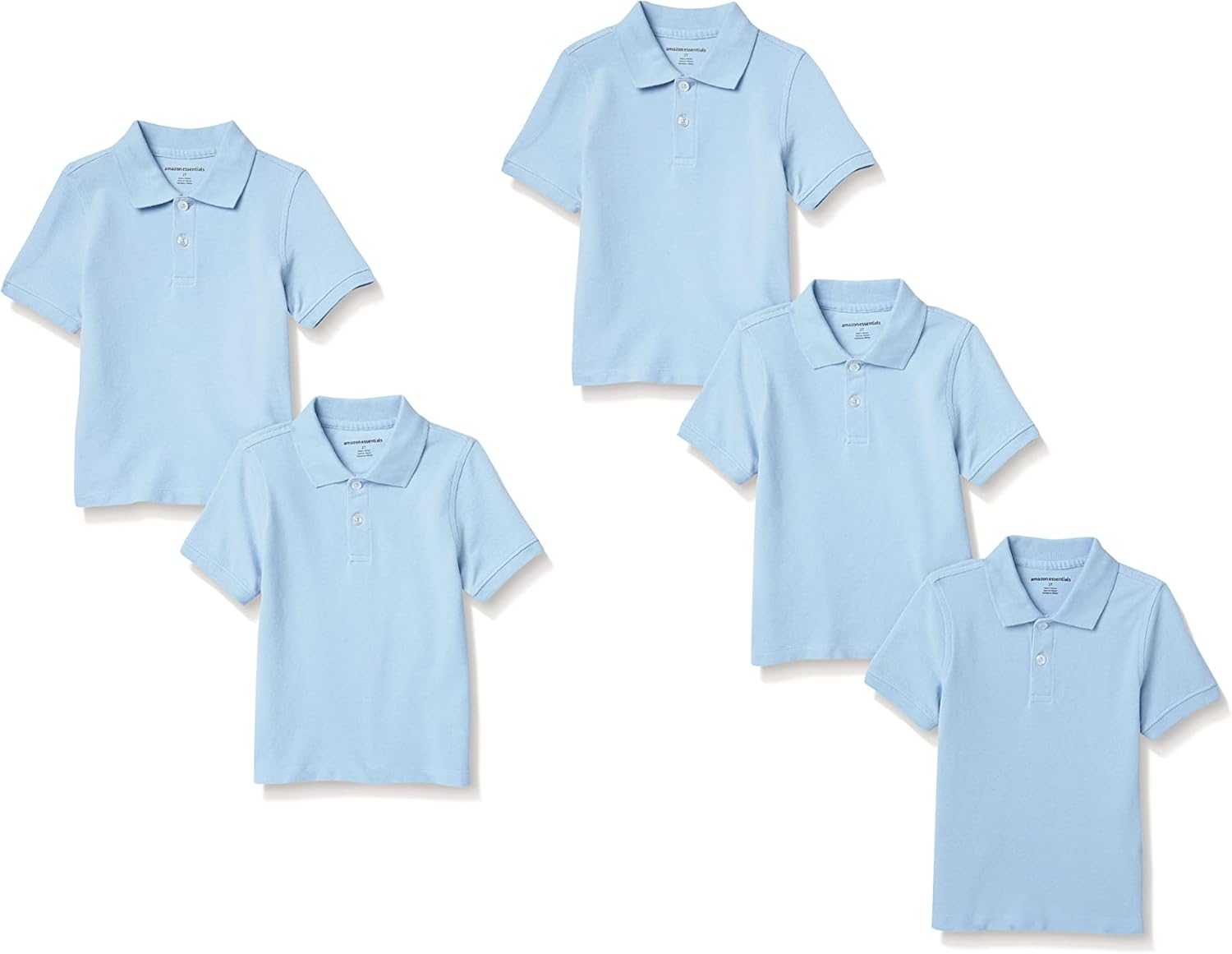 Boys Short-Sleeve Pique Polo Shirt