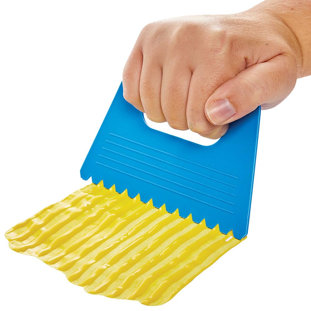 Baker Ross FN487 Grattoirs pour peinture et texture - Lot de 4, outils d'artisanat pour enfants