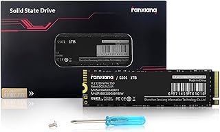 fanxiang S501 1TB NVMe SSD 3D NAND 1.3 PCIe Gen3x4 M.2 2280 Internal Solid State Drive (Read/Write Speed up to 2,150/1,850 MB/s) Compatible with Laptop & PC Desktop