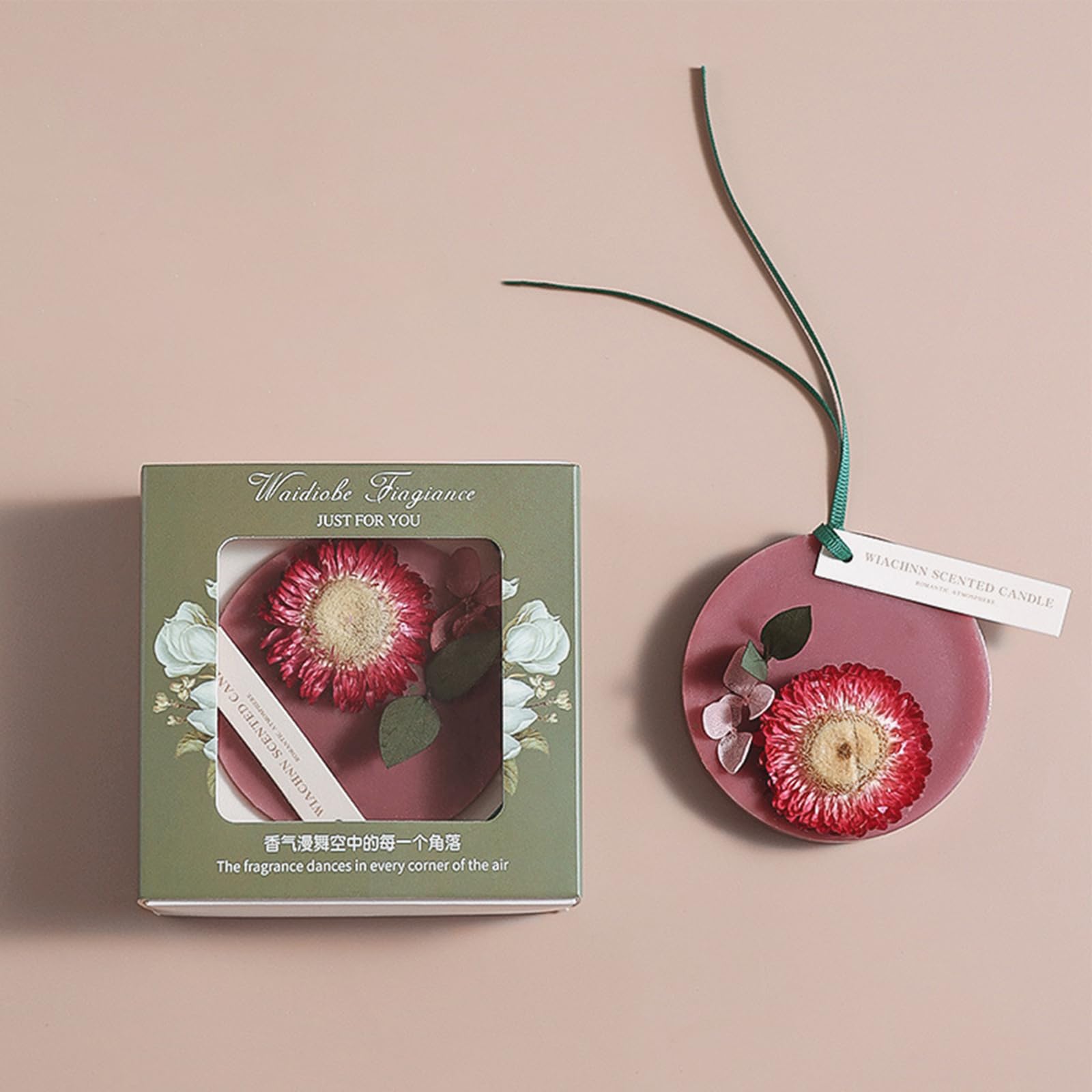 Bolosa Scented Sachets Wardrobe Lavender Hanging Scent Bag Wardrobe Air Freshener, Wardrobe Scented Wax Tablets for Wardrobe Drawers and Cupboards Room Fragrance (180 Days Fragrance)