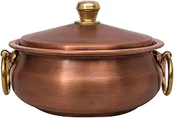 Conjunto de Panelas de Cobre para Delícias Culinárias em Casa, 16 cm de diâmetro