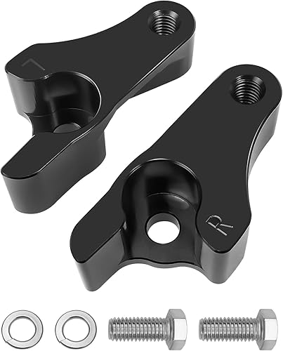 Kit de bloques de bajada de 2 pulgadas para Harley Touring Road Glide Street Glide Electra Glide 2002-2022, aleación de aluminio 7075 de grado