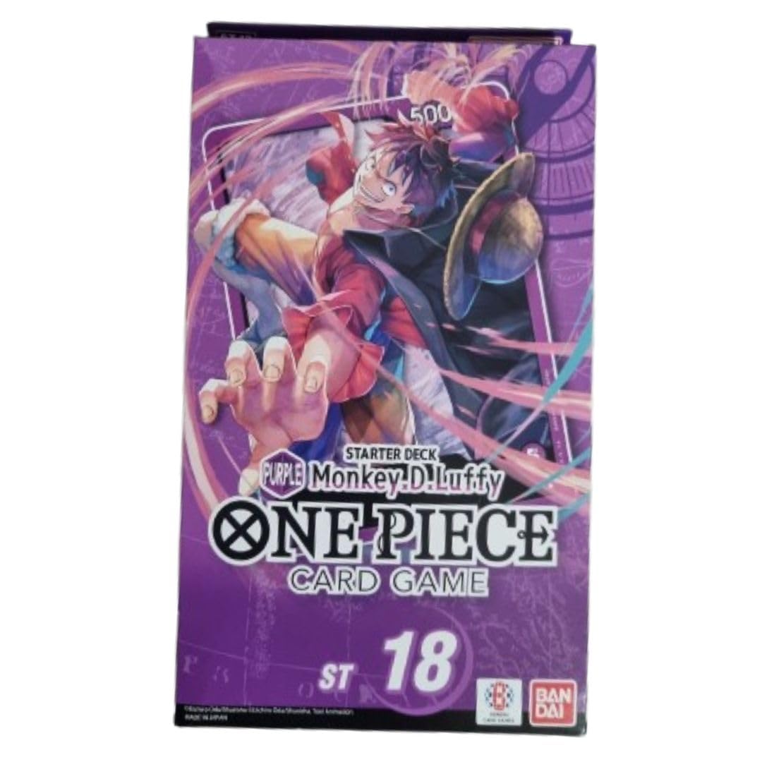 BANDAI One Piece Card Game: Purple Monkey.D.Luffy ST18 Starter Deck - EN