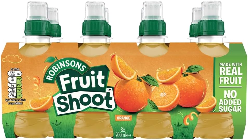 Fruit Shoot Orange Kids Juice Drink 8 x 275ml
