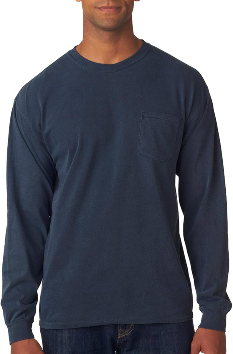 Comfort Colors 6.1 oz. Long-Sleeve Pocket T-Shirt (C4410) | Amazon.com comfort color long sleeve with pocket