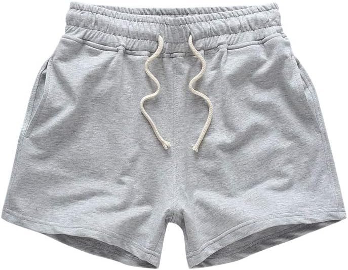 JackieLove Men's & Women's 3 Sweat Gym Running Workout Athletic Short Training Lounge Cotton Shorts Bottoms