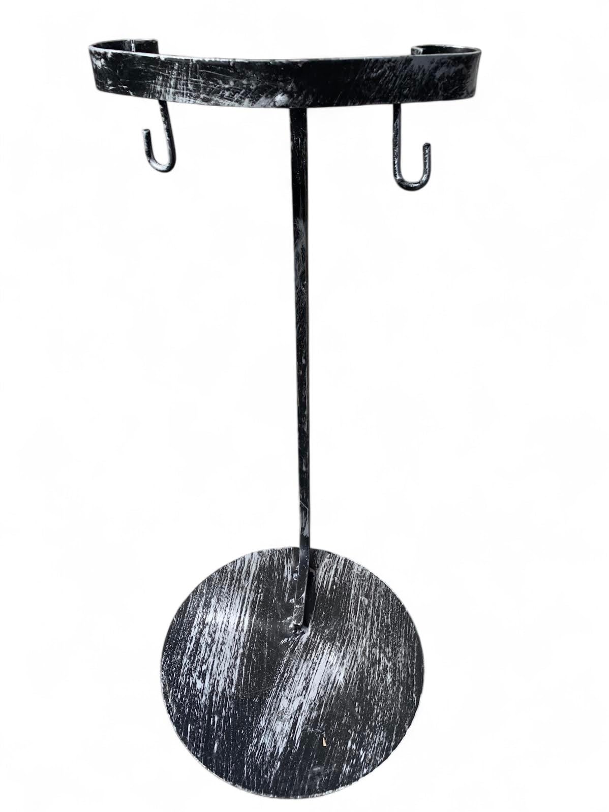 GREGORIOSTORE Supporto per Caciocavallo in Ferro, Altezza 55 cm, Diametro 33 cm, per Barbecue, Caciocavallo Fuso