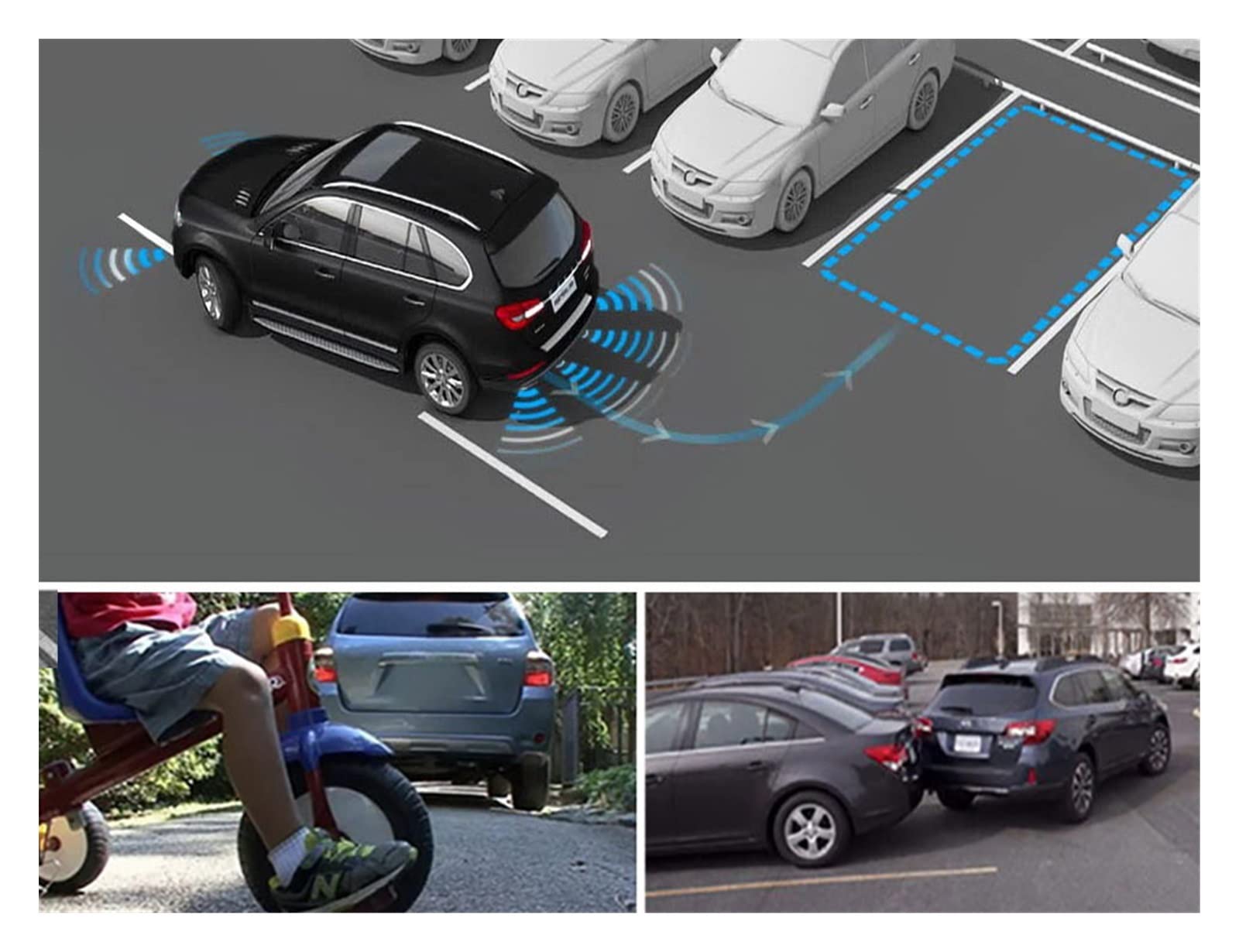 6 Capteurs de stationnement Parktronic pour Voiture, Radar de recul, électronique, détecteur de Marche arrière, Assistance au stationnement, capteurs de recul