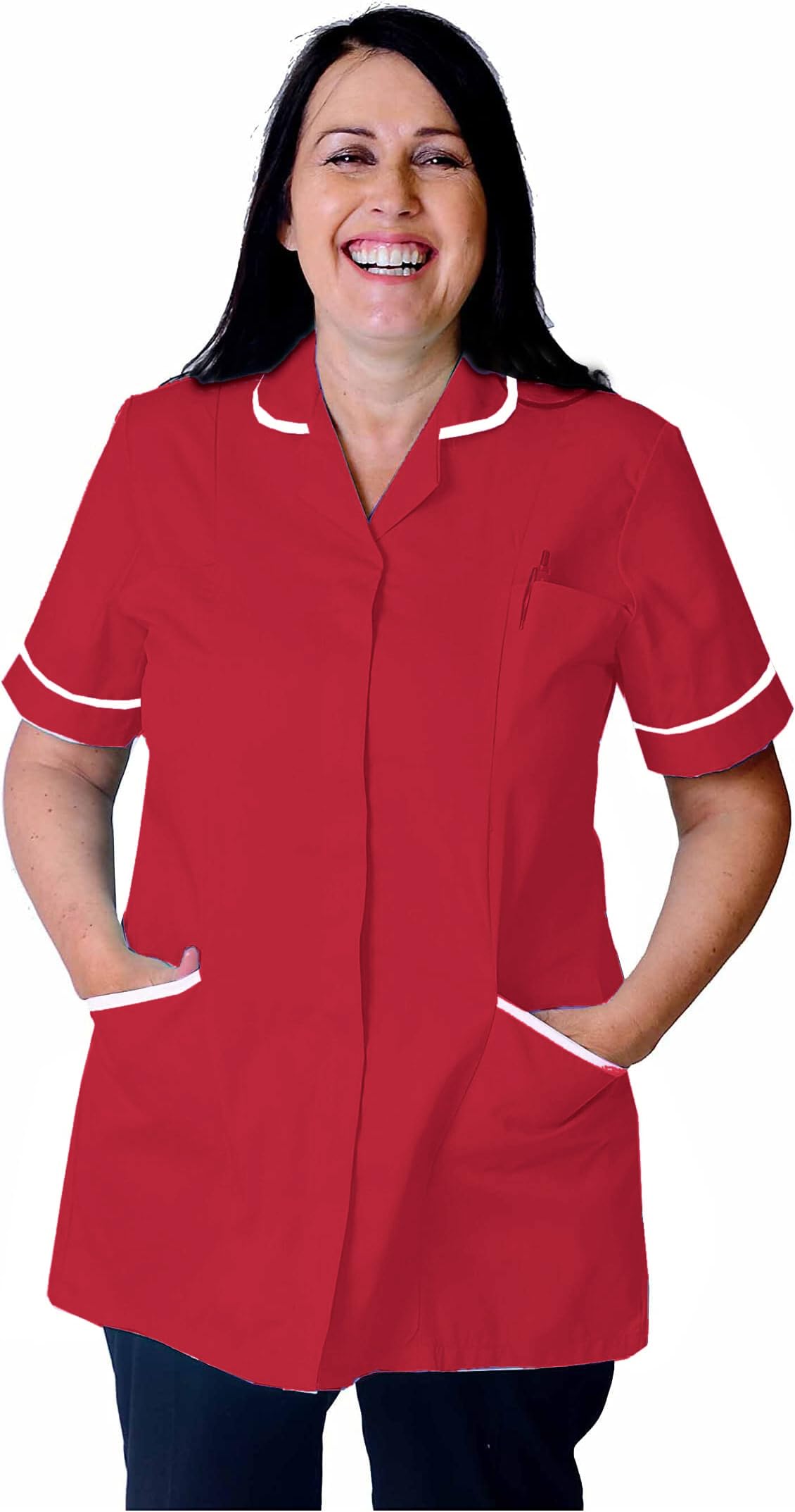 Skywear T66 Healthcare and Beauty Tunics Woman Girls Ladies Tops Office Uniform Shirts in Multicolors — view 30