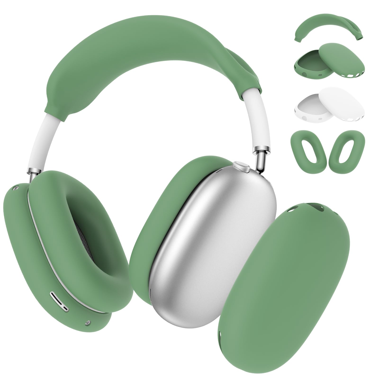 Amazon.com: BRG 7in 1 Silicone Case Covers for AirPods Max, Sweat