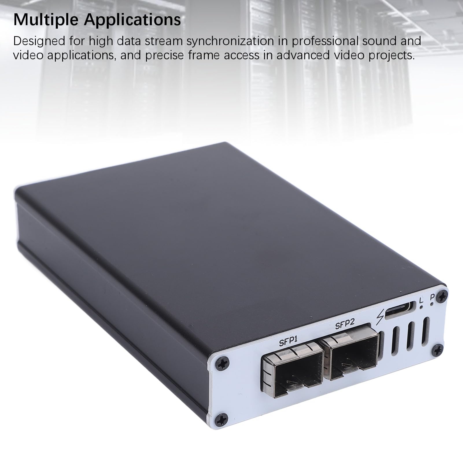Adattatore Ethernet 10G, Scheda di Rete USB Ad Alta velocità, velocità di Trasmissione di 10 Gbps, Supporta Wins, OS X, Ubuntu Systems, per L'editing Video, Gaming Live (Dual Port)